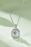 Adored Moissanite 925 Sterling Silver Necklace