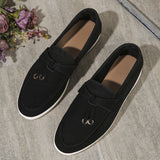 Round Toe Flat Slip-Ons