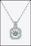 Adored Moissanite 925 Sterling Silver Necklace