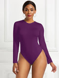 Round Neck Long Sleeve Bodysuit