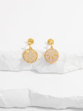 18K Gold-Plated 925 Sterling Silver Star Shape Earrings