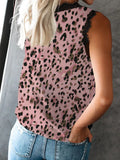 Lace Detail V-Neck Tank